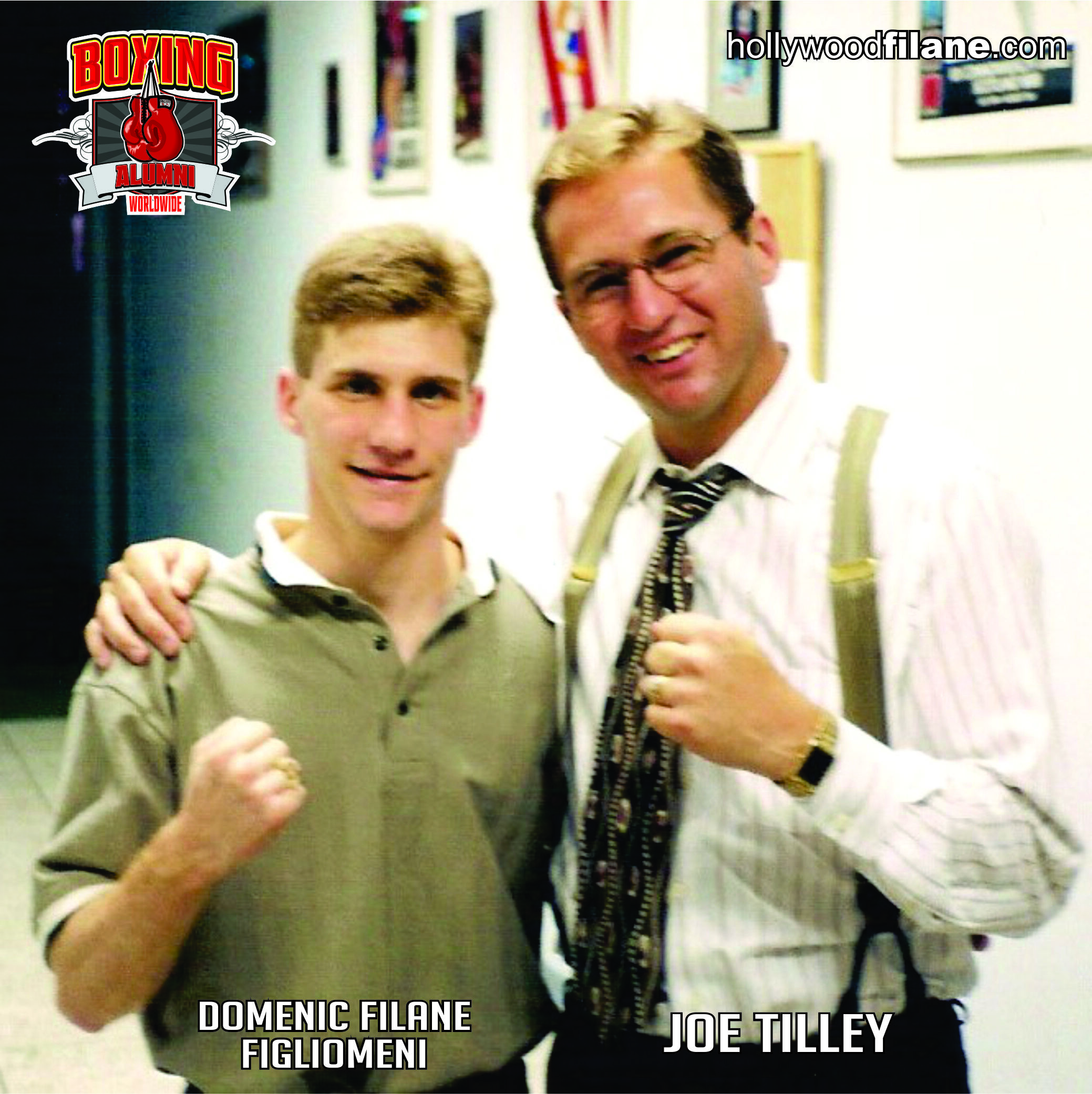 Dom Filane and Joe Tilley at the Atlas boxing Gym